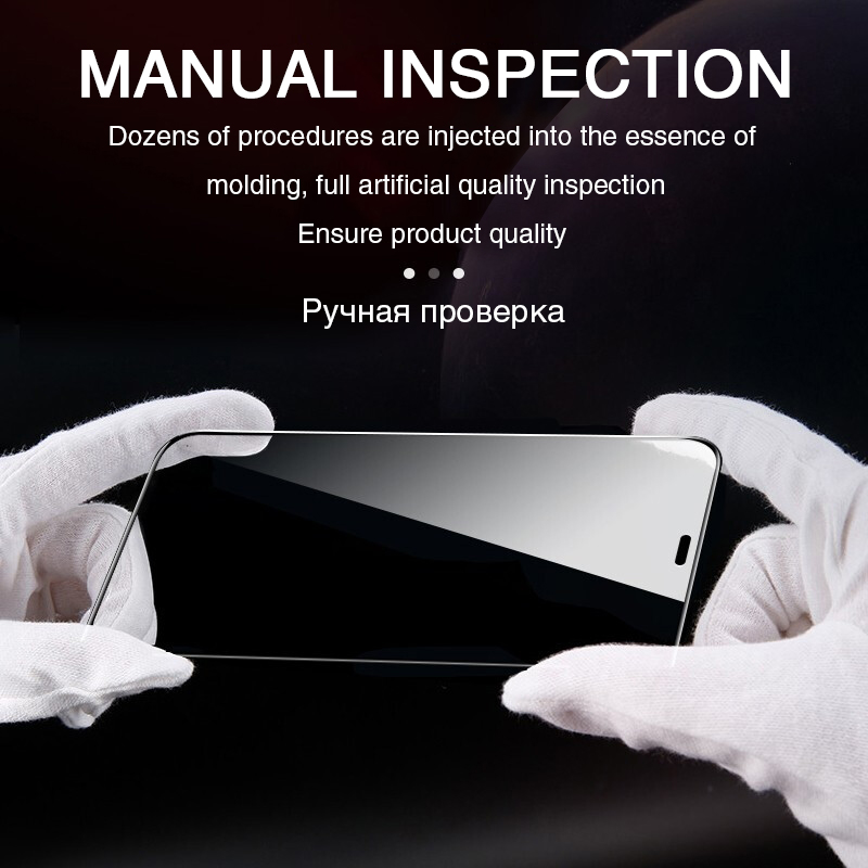 2PCS Protective Tempered Glass For iPhone 6S 6 7 8 Plus X XS Glass XR 11Pro Xs Max Screen Protector Film