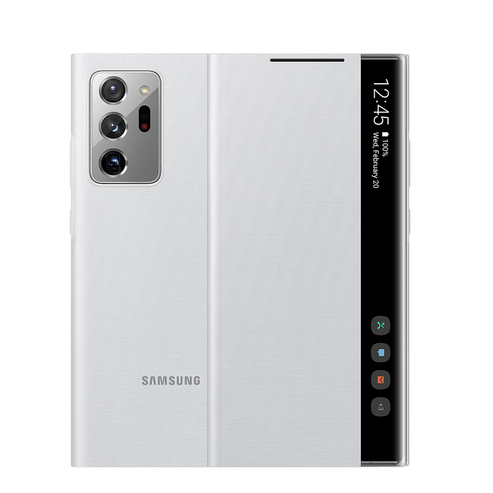 100% Original Samsung Galaxy Note 20 Ultra 5G Note 10 Plus S22 S22 Ultra S21 Smart Clear View Cover Clamshell Smart Sleep Case Protective Case