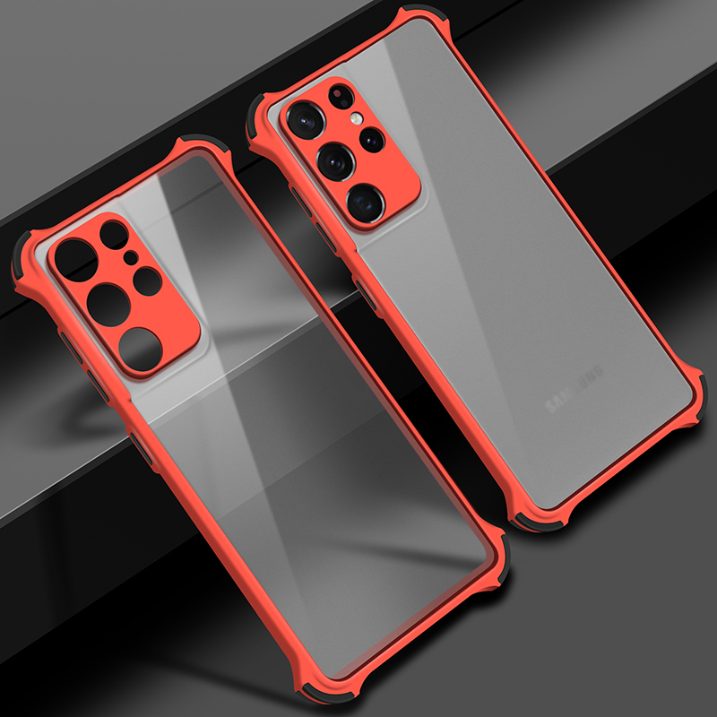 Luxury Shockproof Case For Samsung S20 FE S20 Ultra S20 S21 S21 Ultra S22 S22 Ultra Note 20 S20 Plus 20Ultra S21 Plus Matte Case