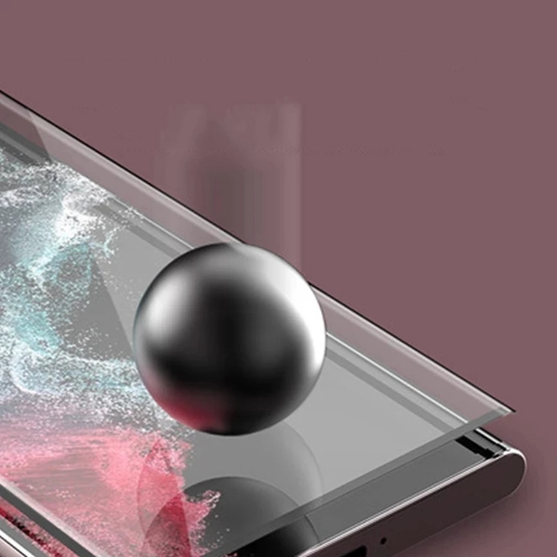 2PCS Tempered Glass For Samsung Galaxy S22 S21 S20 Ultra S22 Plus 5G Curved Full Cover Screen Protector For Samsung S22 Ultra Glass