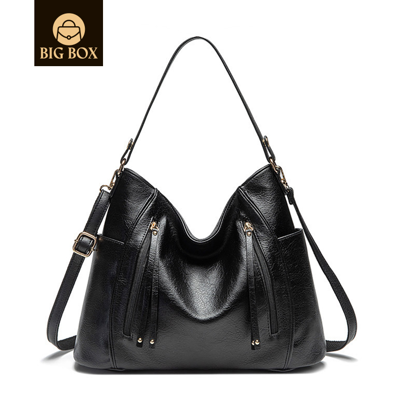 BigBox Handbags for Women Large Designer Ladies Hobo bag Bucket Purse Faux Leather