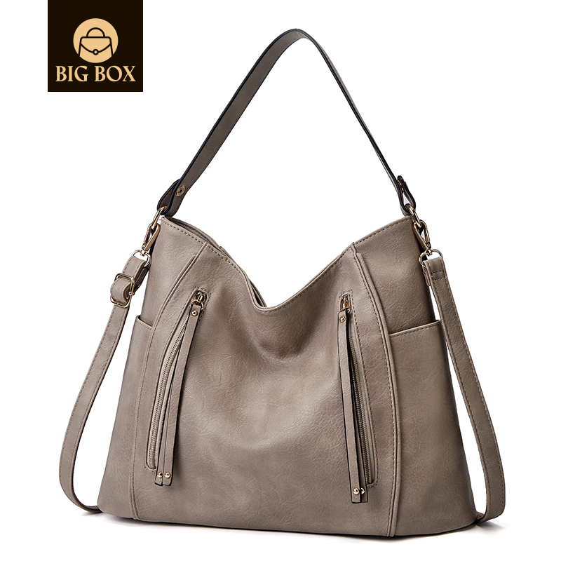 BigBox Handbags for Women Large Designer Ladies Hobo bag Bucket Purse Faux Leather