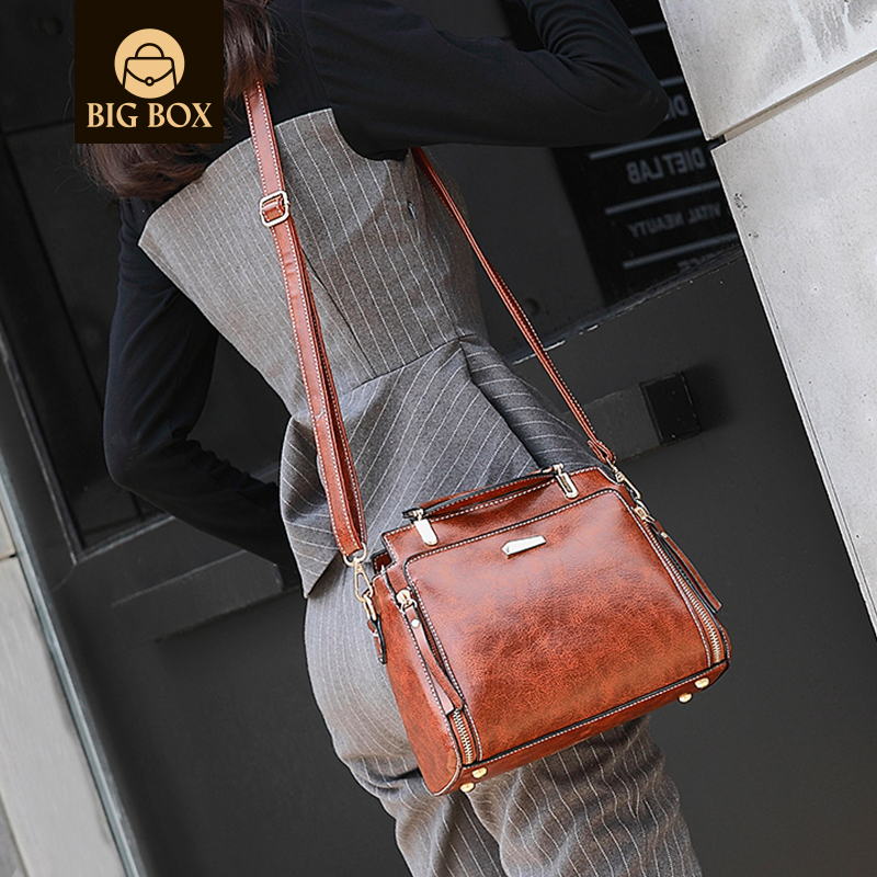 BigBox Crossbody Purse for Women-Durable Side Messenger Handbags top handle Shoulder Bag Sustainable