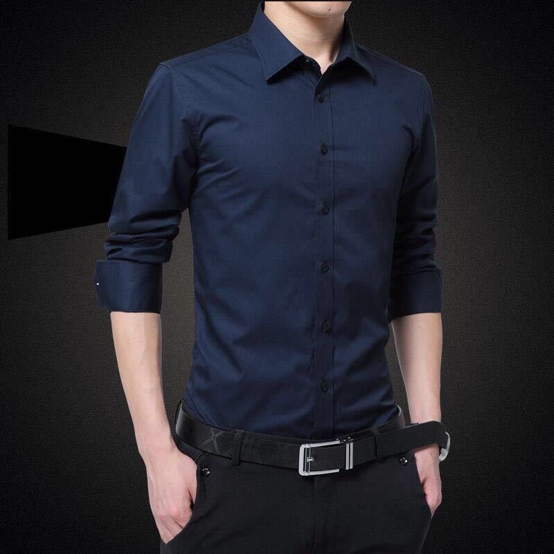 Sales shirt men loose trend business shirt students mix and match handsome men shirt long sleeve