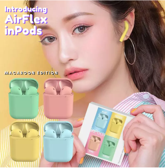 Wireless BLuetooth Airbuds Pro Sports Earpods Earphones for All Phones Earphones Headset