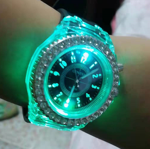 Fashion light girl boy  watches  children light Women Watches men watch