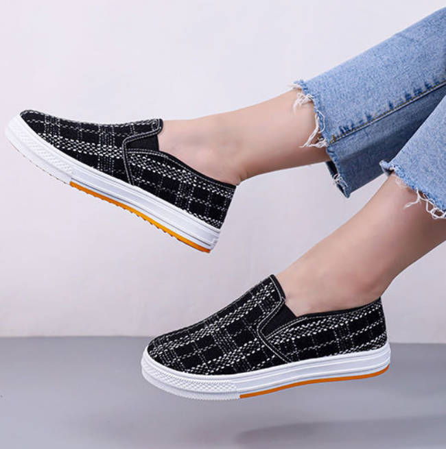 Fashionable women's casual shoes flat shoes for girls single shoes for students Loafers breathable soft soled shoes for girls women's shoes  Fast delivery within 1-5 days