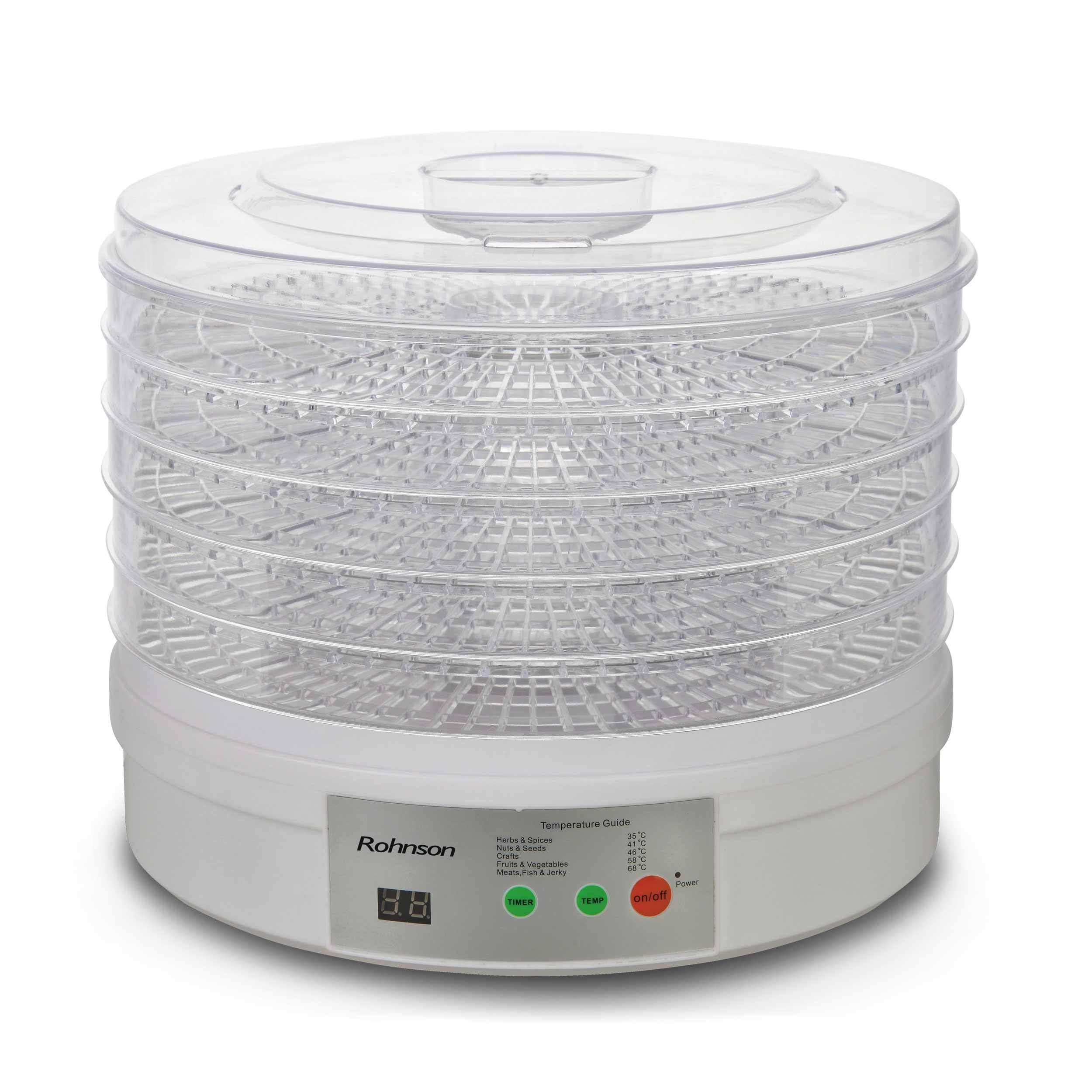 Food dehydrator fruit drying dish dryer vegetable electric 5 beef fruit meat