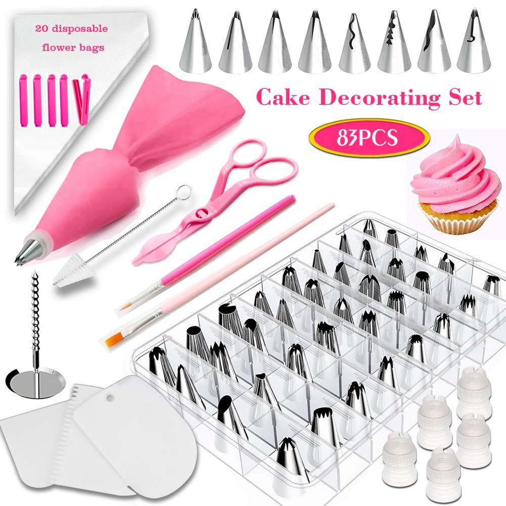 83-piece set baking decoration tools frosting pastry coloring equipment cream modeling DIY nozzle