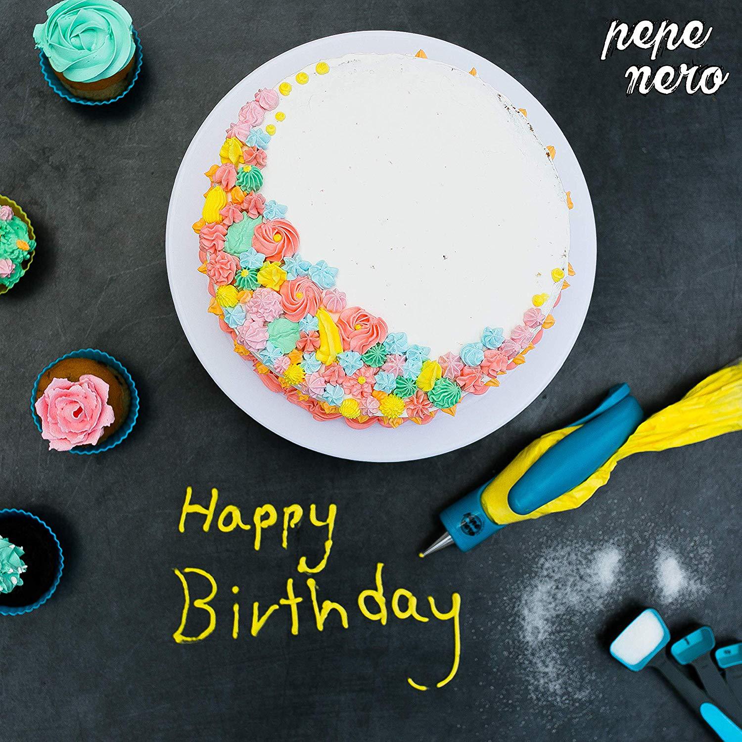 116pcs cake decorating table set cake turntable plastic baking tool DIY homemade cake