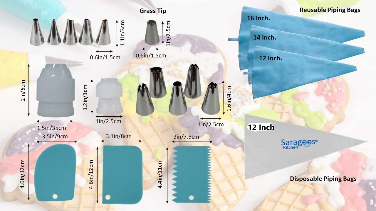 84 Pcs Cake Baking Tool Set Decorating Grab Pacifier Brush Decorating Nails Decorating Scissors