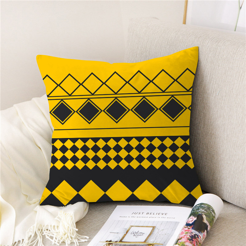 PillowcaseTropical Geometry Pillow Case Home Decor Sofa Living Room Throw Pillow Cover