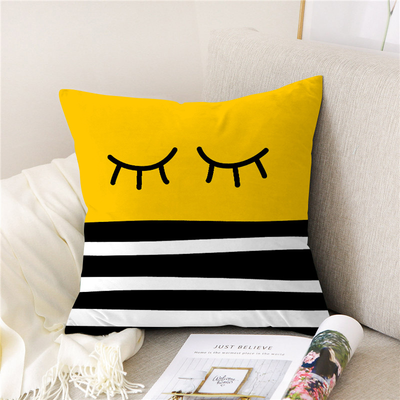 PillowcaseTropical Geometry Pillow Case Home Decor Sofa Living Room Throw Pillow Cover