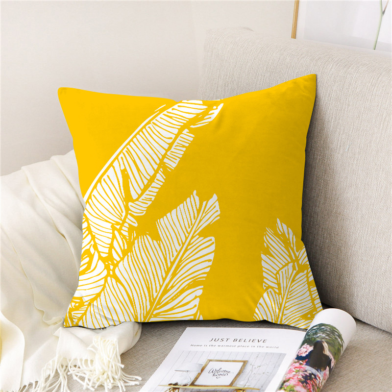 PillowcaseTropical Geometry Pillow Case Home Decor Sofa Living Room Throw Pillow Cover