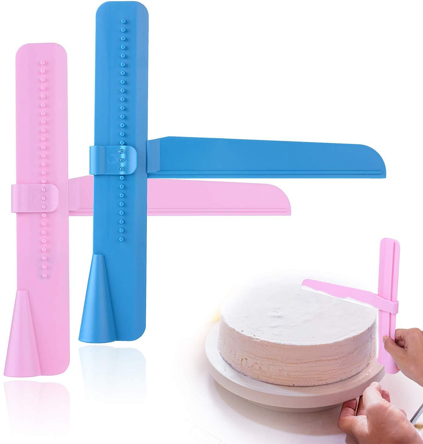 1 pcs Adjustable height cream fondant cake smoother scraper cake surface treatment kitchen tool