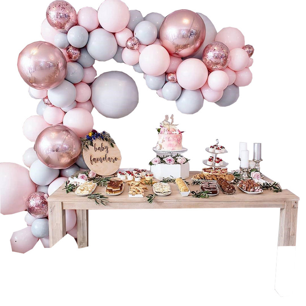 Wedding holiday birthday balloon package macaron latex balloon party decoration