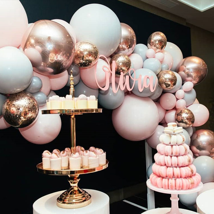 Wedding holiday birthday balloon package macaron latex balloon party decoration