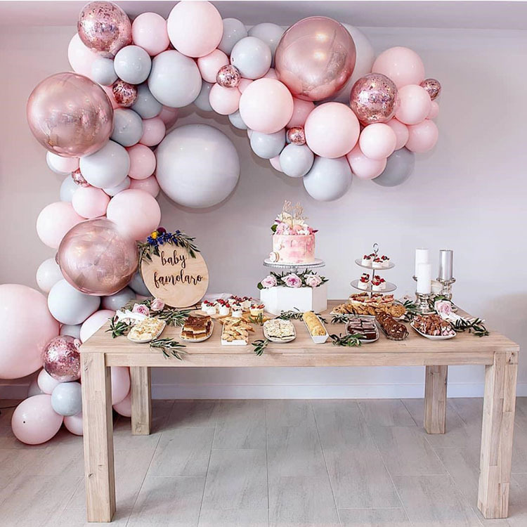 Wedding holiday birthday balloon package macaron latex balloon party decoration