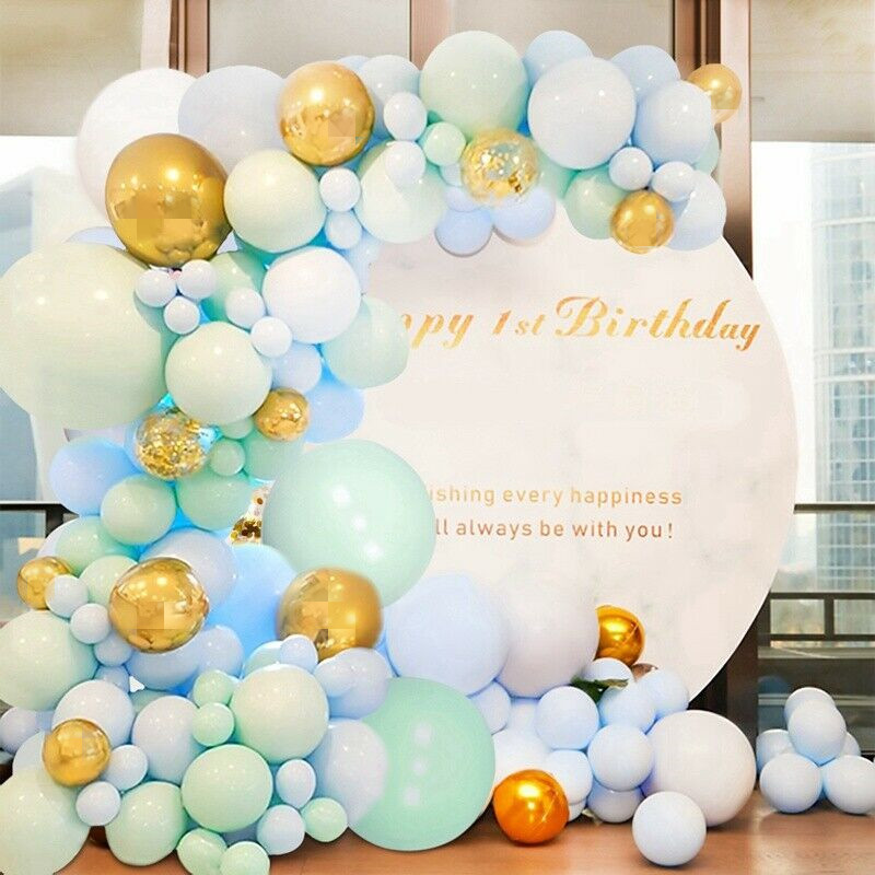 Birthday wedding party background wall decoration balloon combination macaron balloon package
