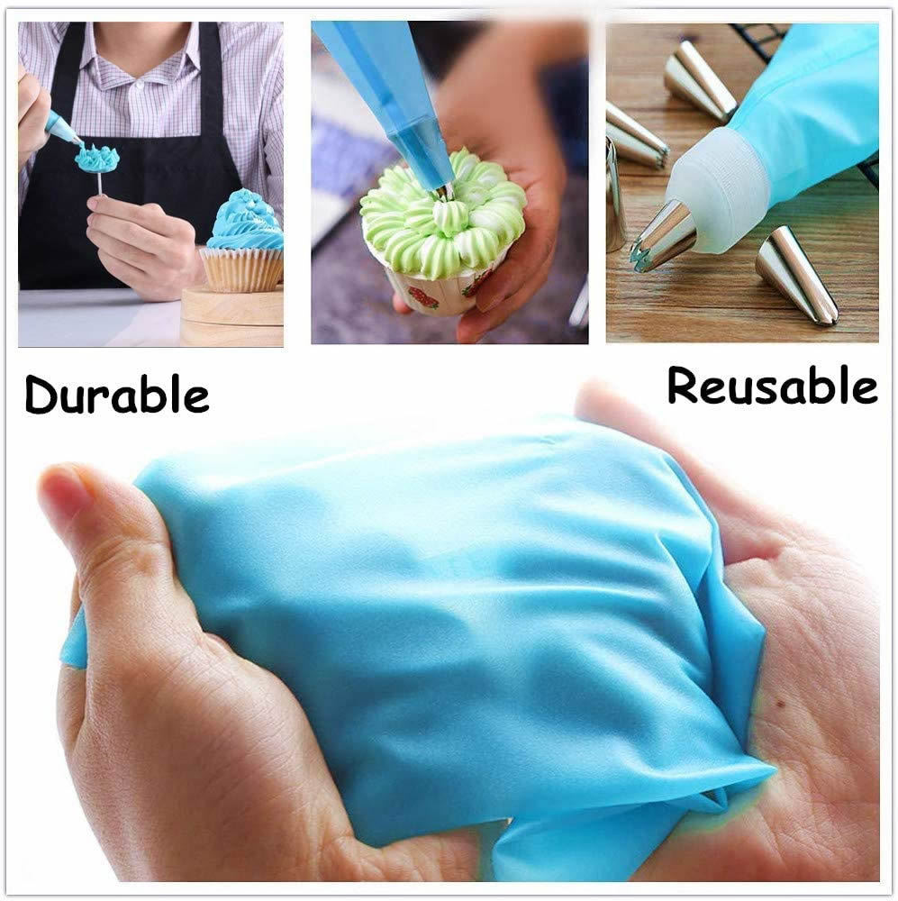 8 PCS  set Decorating nozzle Decorating bag converter Kitchen baking tools