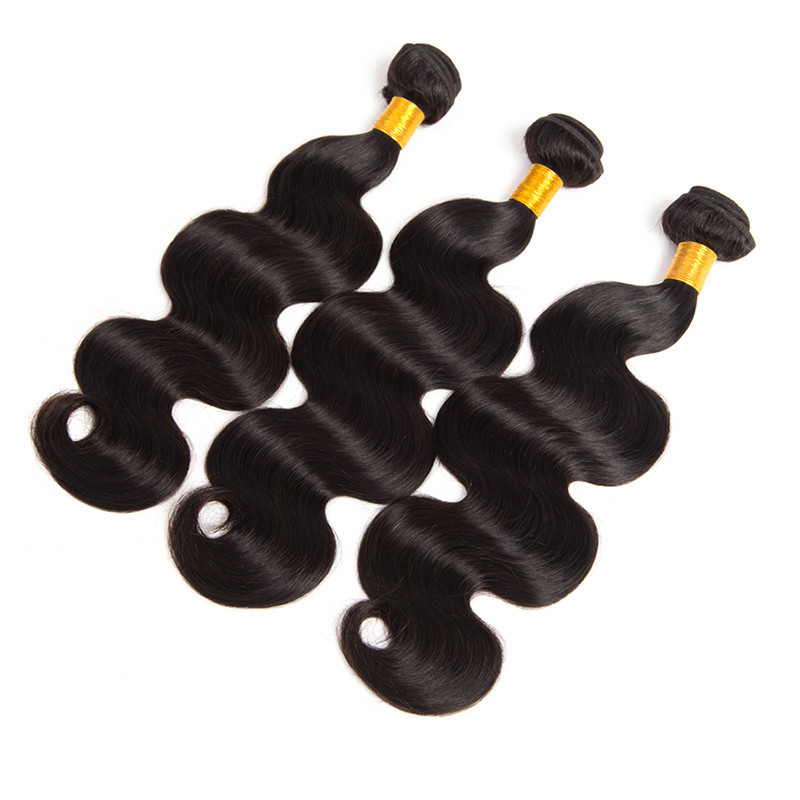 African wig hair curtain hair bundle body wave black big wave curling hair curtain