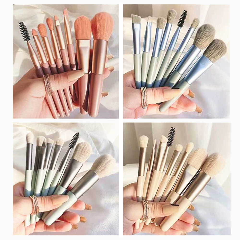 8pcs/set Makeup Brushes Set Brush Cosemtics Blending Beauty Make Up Tools skin