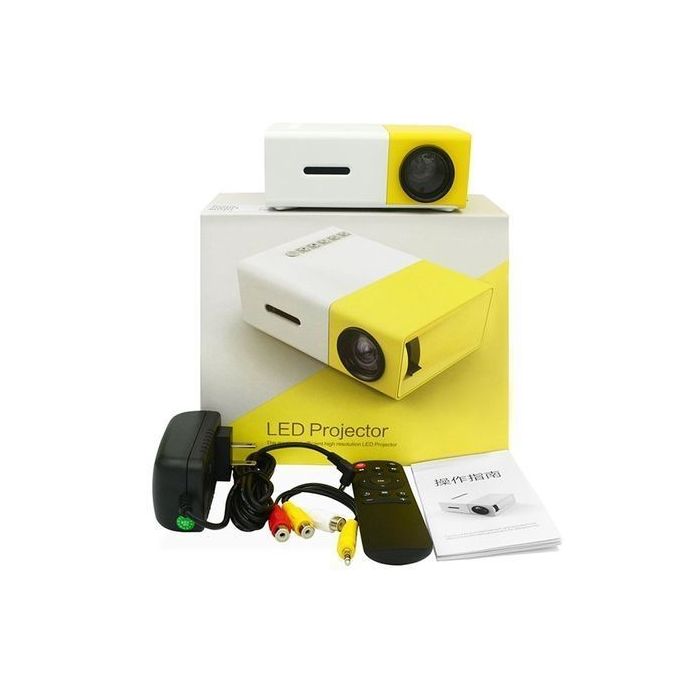 LED Mini Home Projector HD YG300+ 32GB SD Card