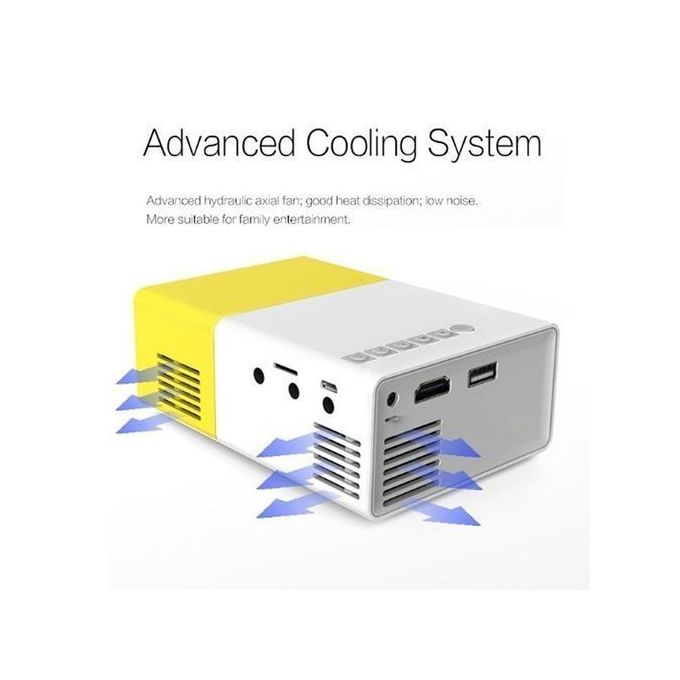 LED Mini Home Projector HD YG300+ 32GB SD Card