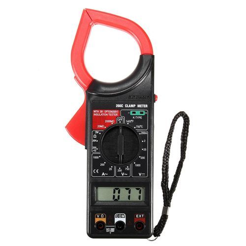 DT266 Electronic LCD Digital Clamp Meter Multimeter AC/ Current Volt Tester