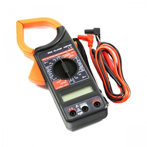 DT266 Electronic LCD Digital Clamp Meter Multimeter AC/ Current Volt Tester