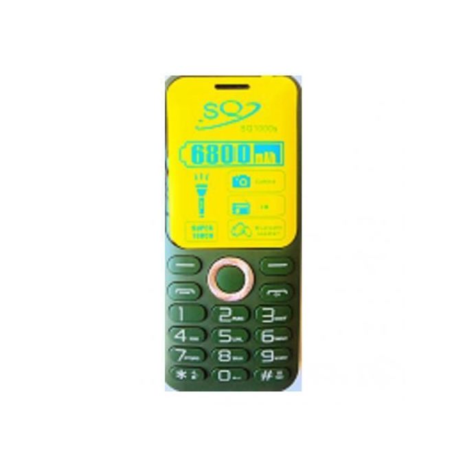 SQ 1000S - 6800mAH Dual SIM Wireless FM Camera Phone - Green