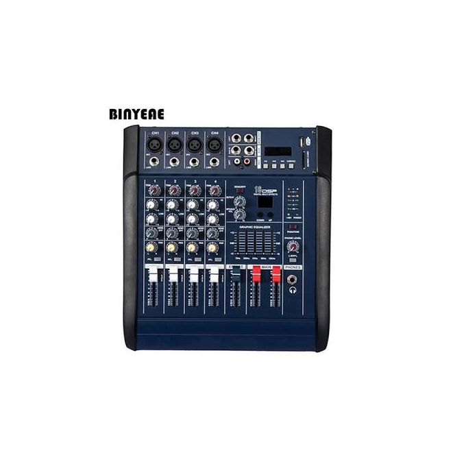 Omax 4 Channel Mixer Powered