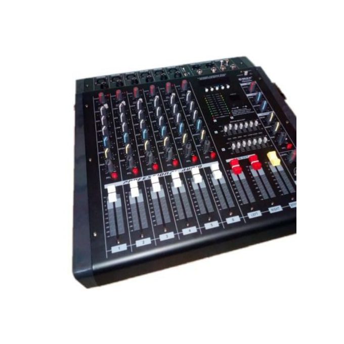 Omax Audio Powered Mixer, 6 Channel