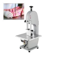 JG-210A Commercial Bone Saw Machine - 500W Frozen Meat & Fish Cutter with Adjustable Thickness (4-180mm) for Restaurants, Hotels & Butchers Cut Meat & Bones Like a Pro