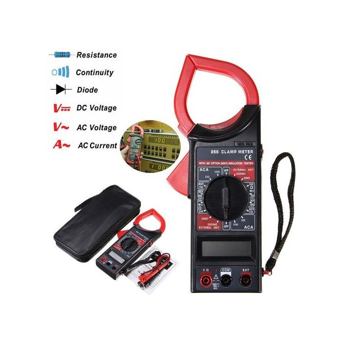 Digital Clamp Meter Multimeter AC/ Current Volt Tester