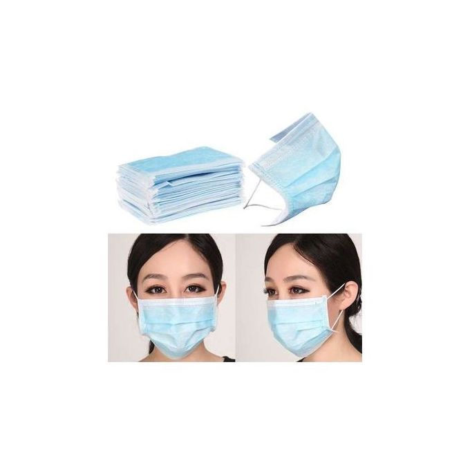 Best price for 50 Pcs Bacterial Filter Disposable Face Masks 3 Layer ...