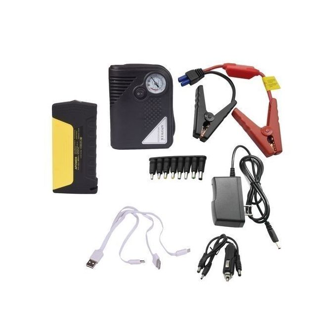 c Portable Car Jump starter Kit with Tyre +Air Compressor