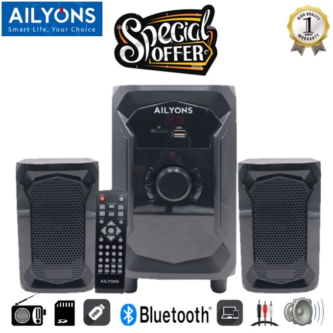 AILYONS ELP2402K 2.1CH Multi Media Speaker System Woofer-18000W PMPO