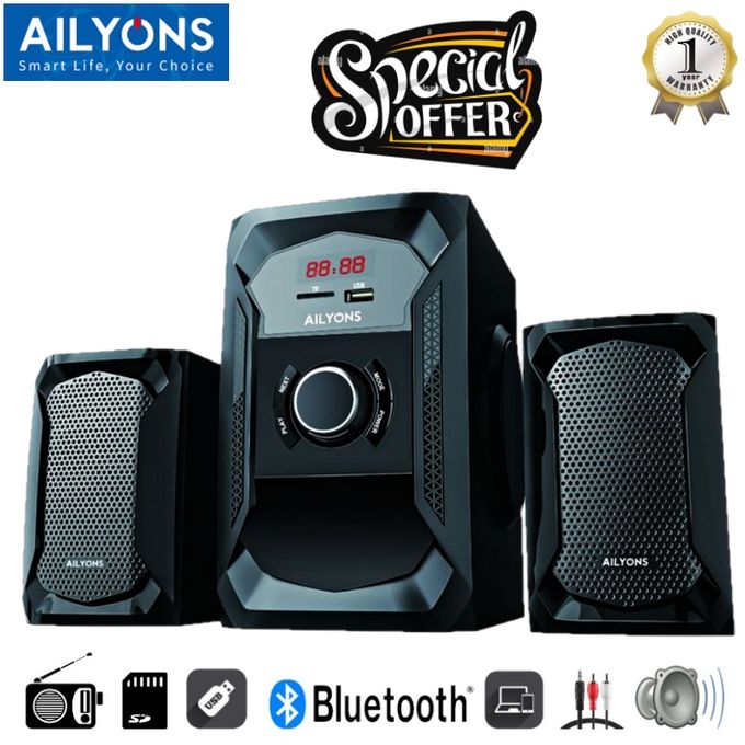 AILYONS ELP2402K 2.1CH Multi Media Speaker System Woofer-18000W PMPO