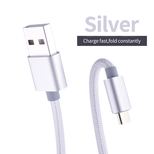 USB Type C Data Cable Fast USB Charging Type-C Charger Data Cable for Redmi Huawei Iphone Samsung