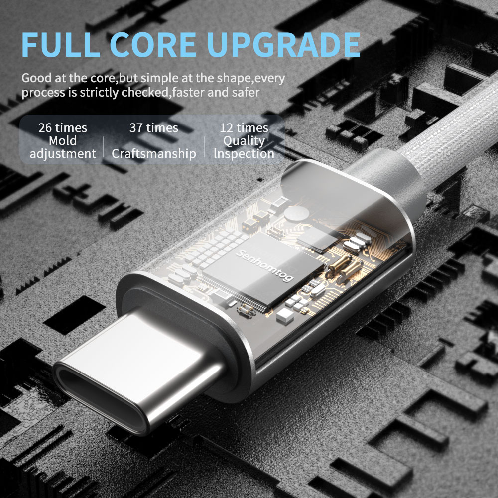 USB Type C Data Cable Fast USB Charging Type-C Charger Data Cable for Redmi Huawei Iphone Samsung