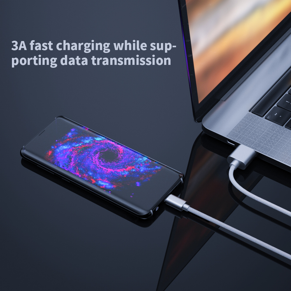 USB Type C Data Cable Fast USB Charging Type-C Charger Data Cable for Redmi Huawei Iphone Samsung