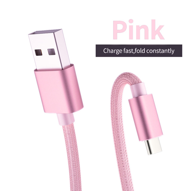 USB Type C Data Cable Fast USB Charging Type-C Charger Data Cable for Redmi Huawei Iphone Samsung