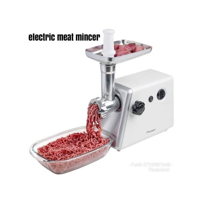 Electric commercial meat mincer or meat grinder