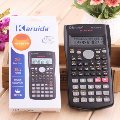 Handheld Student&apos;s Scientific Calculator  Display 82MS-B Portable Multifunctional Calculator