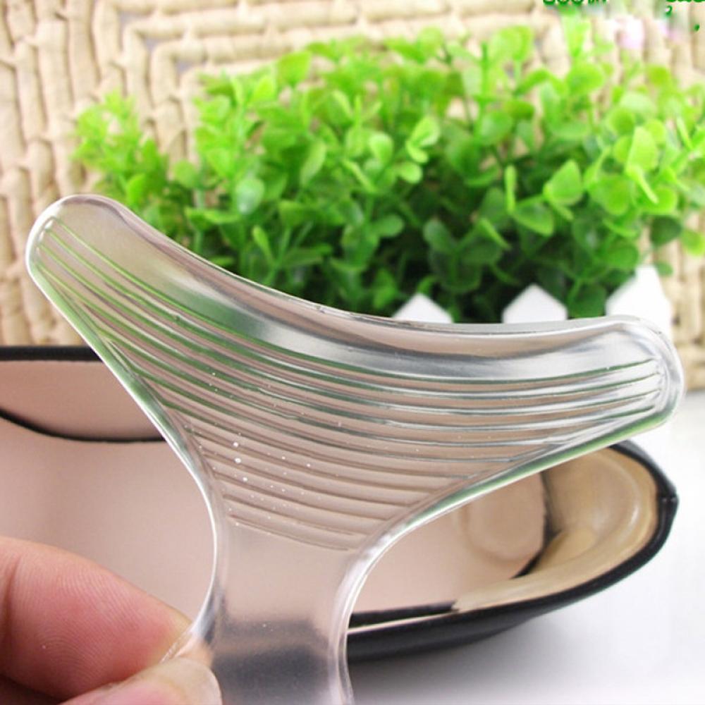 2Pair T-Shape Silicone Gel High Heel Grip Shoe Insole Pad Foot Protector stickers Cushion