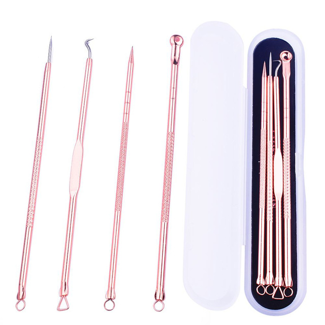 Blackhead Pimple Treatment Pin Kits Comedone Pin Needle Tool Comedones Extractor Set