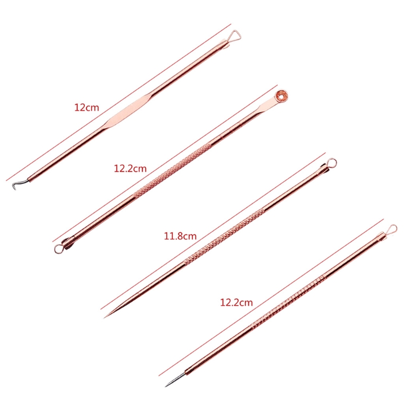 Blackhead Pimple Treatment Pin Kits Comedone Pin Needle Tool Comedones Extractor Set
