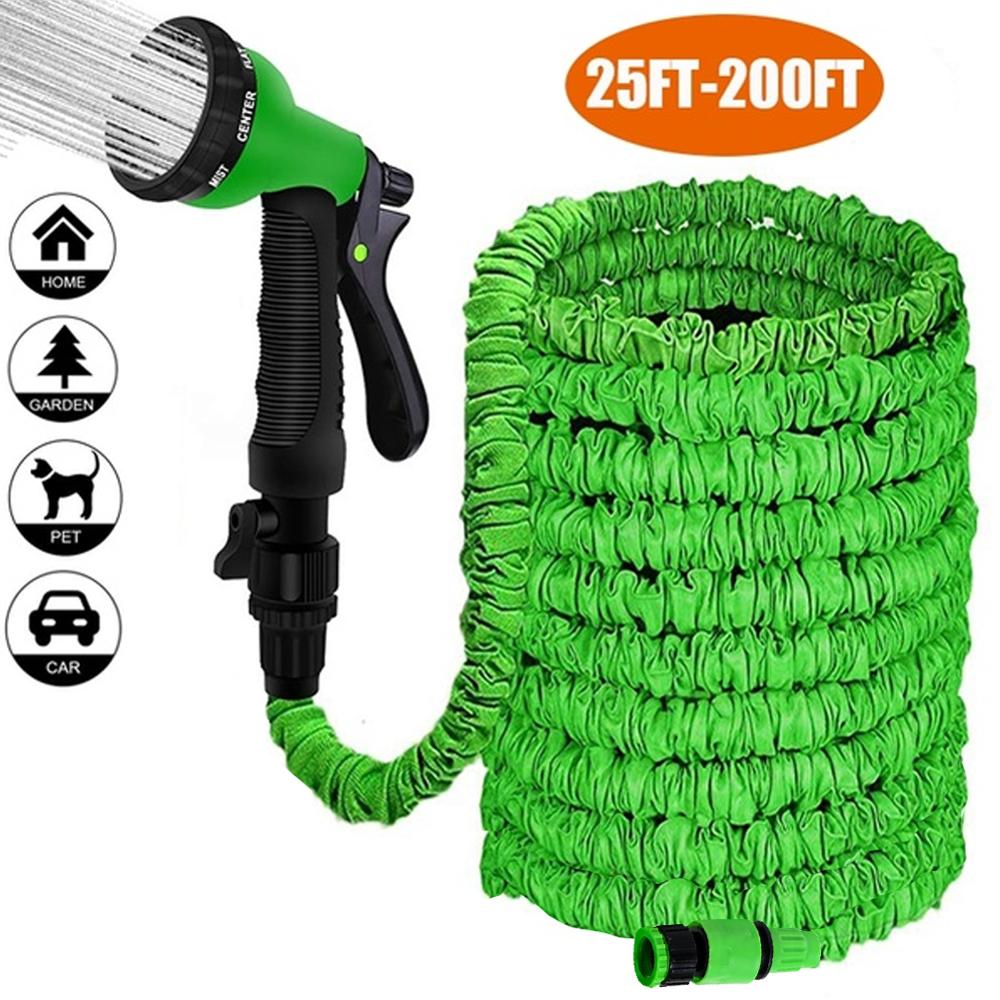 Garden Hose Pipe Water Hose Expandable Magic Hose 7 Patterns Water Gun Foam Pot