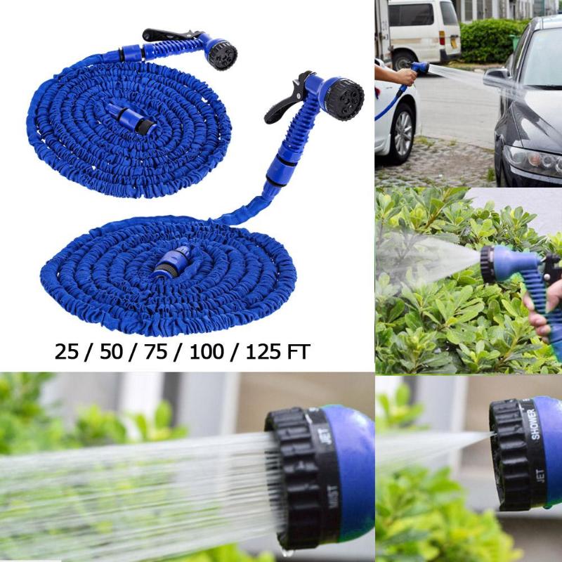 Garden Hose Pipe Water Hose Expandable Magic Hose 7 Patterns Water Gun Foam Pot